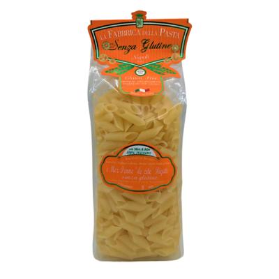 Pâtes sans gluten de Gragnano I.G.P. ‘E Mez Penne rayé "Fabbrica della Pasta" - 500 gr Pâtes artisanales typiques de Naples