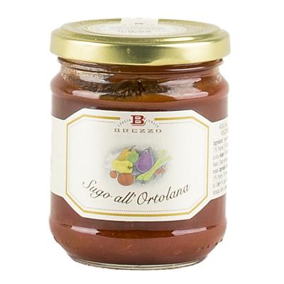 Sauce tomate Ortolana Brezzo - 180 gr pâtes typiquement italien