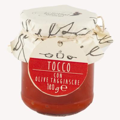 Sauce tomate aux olives Taggiasca «Tocco» Sapori dell’Arca - 180 gr