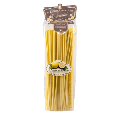 Pâtes de Gragnano I.G.P. ‘E Linguine au citron "Fabbrica della Pasta" - 500 gr Pâtes artisanales typiques de Naples