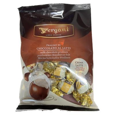 Chocolats au lait fourrés à la crème de lait Vergani - 100 gr de Chocolat  - Idée Cadeau