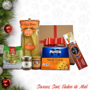Coffret Cadeau “Saveurs Sans Gluten de Noël” avec Panettone - Spécialités de la Cuisine italienne