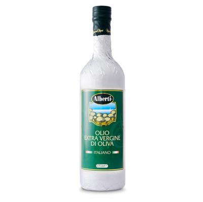 Huile d'olive extra vierge 100% italienne en papier d'argent Alberti - 750 ml Excellence de la Ligurie