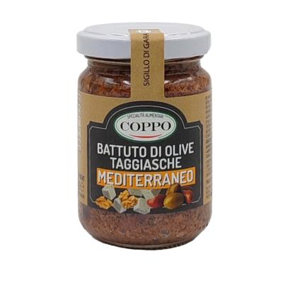 Concassé Olives Taggiasca méditerranéennes - 130 gr Spécialité Italienne