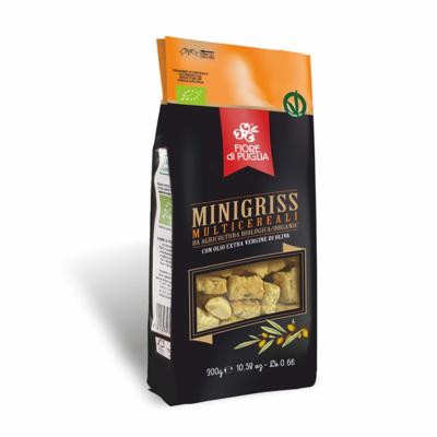 Petits gressins bio multi-céréales "Minigriss" - 300 gr