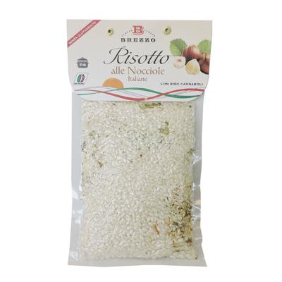 Risotto tout prêt riz carnaroli aux noisettes Brezzo - 300 gr 100% italien