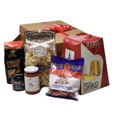 Coffret Cadeau “Saveurs de Fête” avec Pandoro - Cuisine italienne