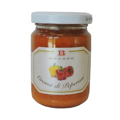 Crème de poivrons - 135 gr Haute Qualité Italienne Brezzo