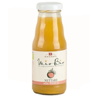 Jus de pêche bio - Nectar de fruits bio de Brezzo - 200 ml