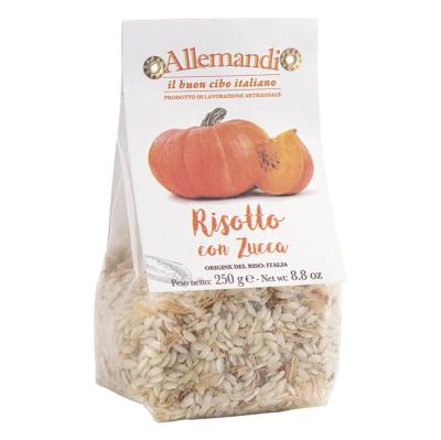 Risotto tout prêt riz carnaroli au potiron Allemandi - 250 gr 100% italien