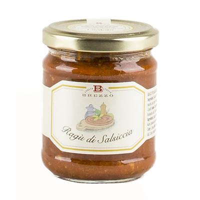 Sauce Ragù de saucisse italienne - 180 gr Haute Qualité Brezzo