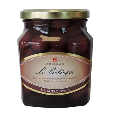 Cerises au sirop - Fruits au sirop - 580 gr - Brezzo
