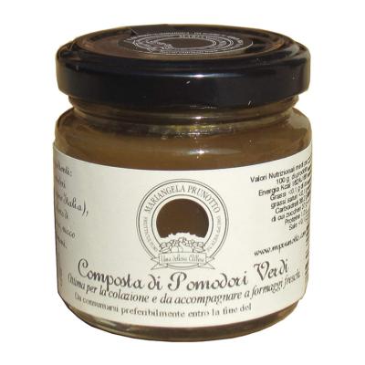 Compote de tomates vertes ( pour fromages et viandes ) Mariangela Prunotto - 110 gr  Italienne