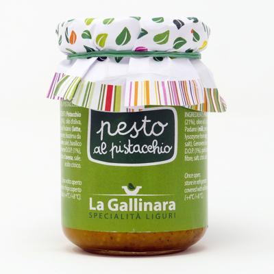 Sauce Pesto de pistache La Gallinara - 130 gr Crème typiquement Ligurie Italie