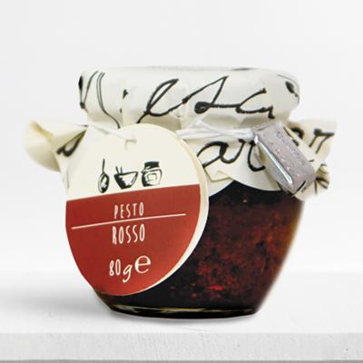 Sauce Pesto rouge Sapori dell’Arca - 80 gr Recette de la Ligurie