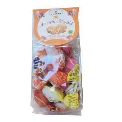 Amaretti doux italien saveur de fruits mélangés - 150 gr tradition italienne