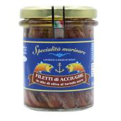 Filets d'anchois à l'huile d'olive aromatisés à la truffe noire - 212 gr