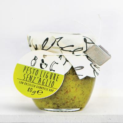 Sauce Pesto ligure au basilic génois D.O.P sans ail Sapori dell’Arca - 80 gr