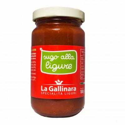 Sauce tomate ligurienne La Gallinara - 180 gr Crème typiquement Ligurie Italie