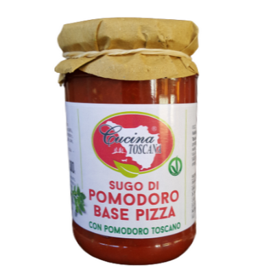 Sauce Tomate pour Pizza végan Cucina Toscana - 300 gr 100% aux tomates de Toscane