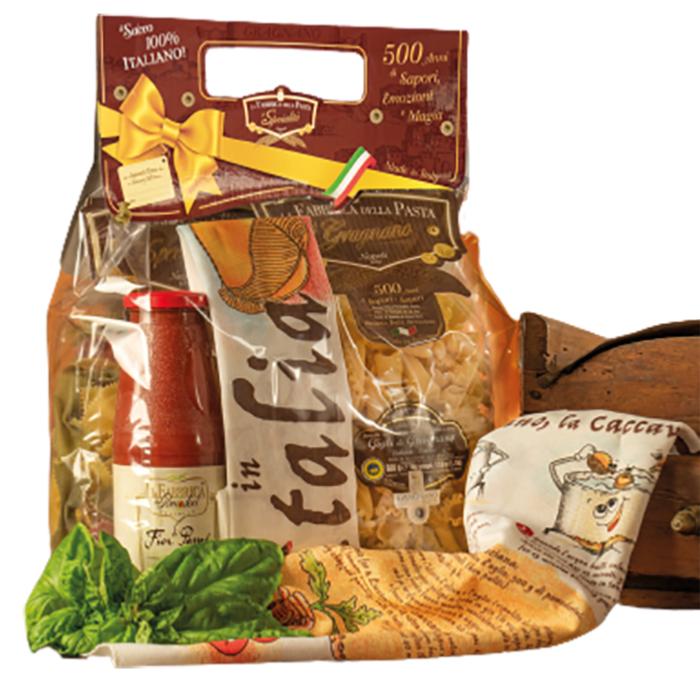 Coffret cadeau de Noël Pâtes de Gragnano IGP & Sauce