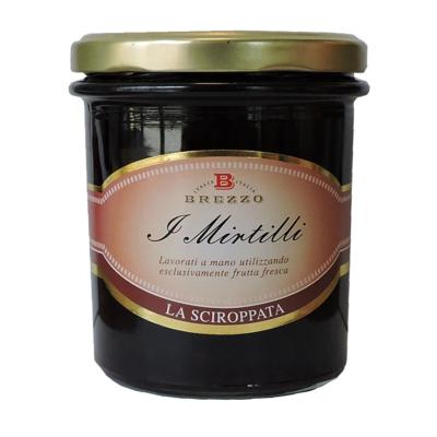 Myrtilles au sirop - Fruits au sirop - 340 gr - Brezzo