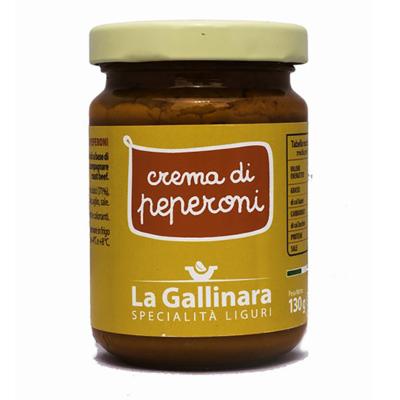 Crème de poivrons La Gallinara - 130 gr typiquement Ligurie Italie