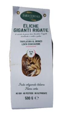 Pâtes de blé dur italien Senatore Cappelli Eliche géantes Pasta ZARA - 500 gr artisanale