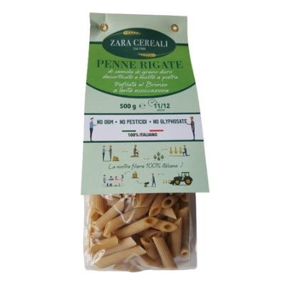  Pâtes Penne rayé de blé dur italien Senatore Cappelli Pasta ZARA - 500 gr artisanale