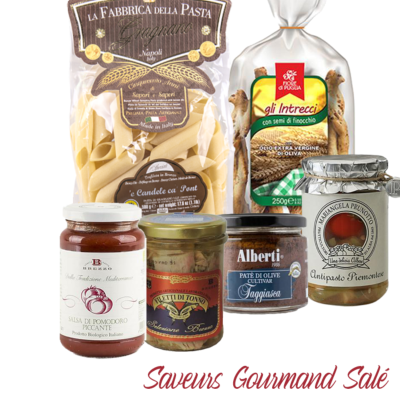 Coffret Cadeau " Saveurs Gourmand Salé ” - Idée Box  Cadeau pour Anniversaire