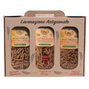 Coffret cadeau gourmand Pâtes BIO de blé entier Senatore Cappelli Morelli - 1500 gr artisanales toscanes