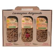 Coffret cadeau gourmand Ptes BIO de bl entier Senatore Cappelli Morelli - 1500 gr artisanales toscanes