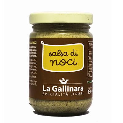 Sauce aux noix La Gallinara - 130 gr excellence typiquement Ligurie Italie
