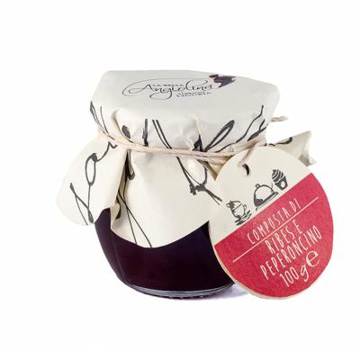 Compote de cassis et de piment Sapori dell’Arca - 100 gr Sauce pour fromage