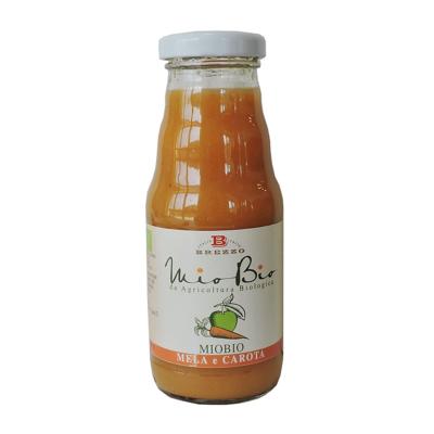 Jus de pomme et carotte bio - Nectar de fruits bio de Brezzo - 200 ml