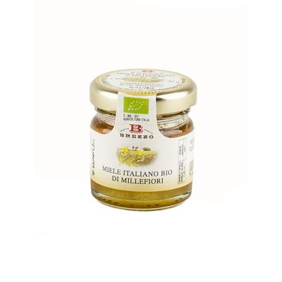 Mignon Miel de fleurs sauvages BIO "Millefiori" Brezzo Naturel de Qualité 100% italienne - 35 gr