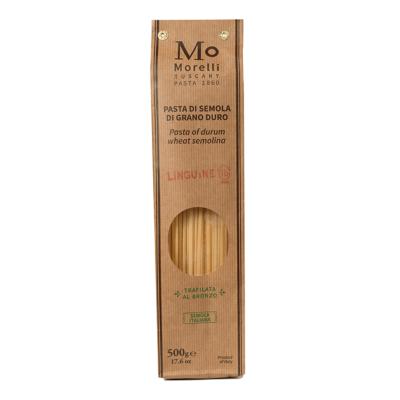 Pâtes de semoule de blé Linguine Morelli - 500 gr Pâtes artisanales toscanes