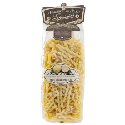 Pâtes de Gragnano I.G.P. Riccioli au citron "Fabbrica della Pasta" - 500 gr Pâtes artisanales typiques de Naples