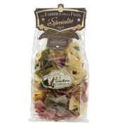 Ptes de Gragnano I.G.P. Farfalle geants tricolores "Fabbrica della Pasta" - 500 gr Ptes artisanales typiques de Naples