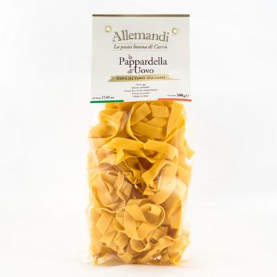 Pappardelle aux œufs pâtes Allemandi - Nid de 500 gr excellence italienne