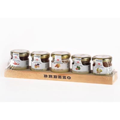 Collection 5 Confiture pour fromages, Naturel, de Qualité 100% italienne - 200 gr - Brezzo