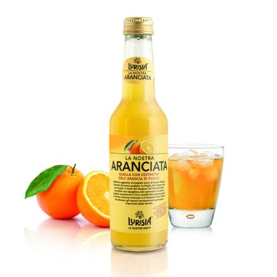 Boisson rafraichissante Soda à l'orange douce de Lurisia - 25 cl Oranges fines des Pouilles