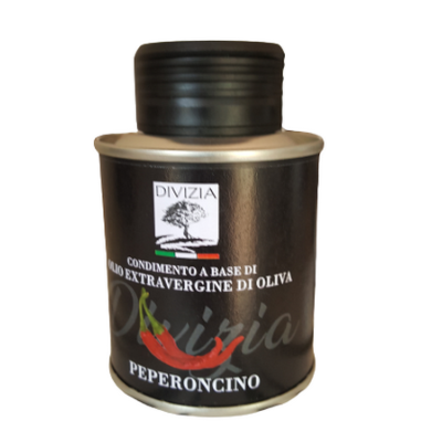 Huile d'olive extra vierge aromatisée au piment Sapori dell’Arca - 100 ml en mignon