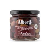 Olives en saumure Cultivar Taggiasca Linea 1986 Alberti - 200 gr (gouttes 120 gr)