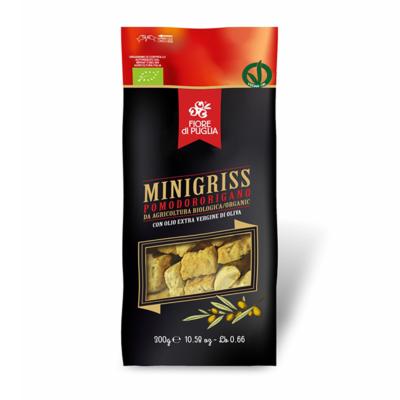 Petits gressins Bio tomate et origan "Minigriss" - 300 gr
