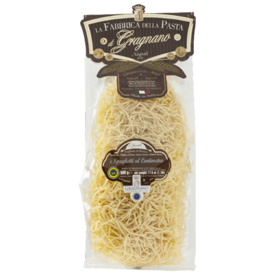 Pâtes de Gragnano I.G.P. 'E Spaghetti au centimètre "Fabbrica della Pasta" - 500 gr Pâtes artisanales typiques de Naples