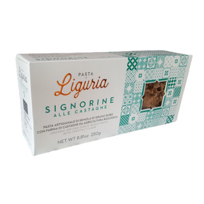 Pâtes BIO Signorine aux châtaignes Pasta di Liguria - 250 gr Pâtes de Ligurie biologique