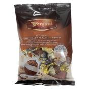 Chocolats au lait et blanc fourrs  la crme de noisette et crales Vergani - 100 gr de Chocolat - Ide Cadeau