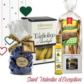 Coffret Cadeau " Saveurs d' Amour Exception ” - Idée Box Cadeau pour Saint Valentin