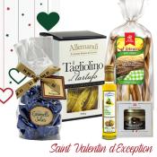 Coffret Cadeau " Saveurs d' Amour Exception  - Ide Box Cadeau pour Saint Valentin
